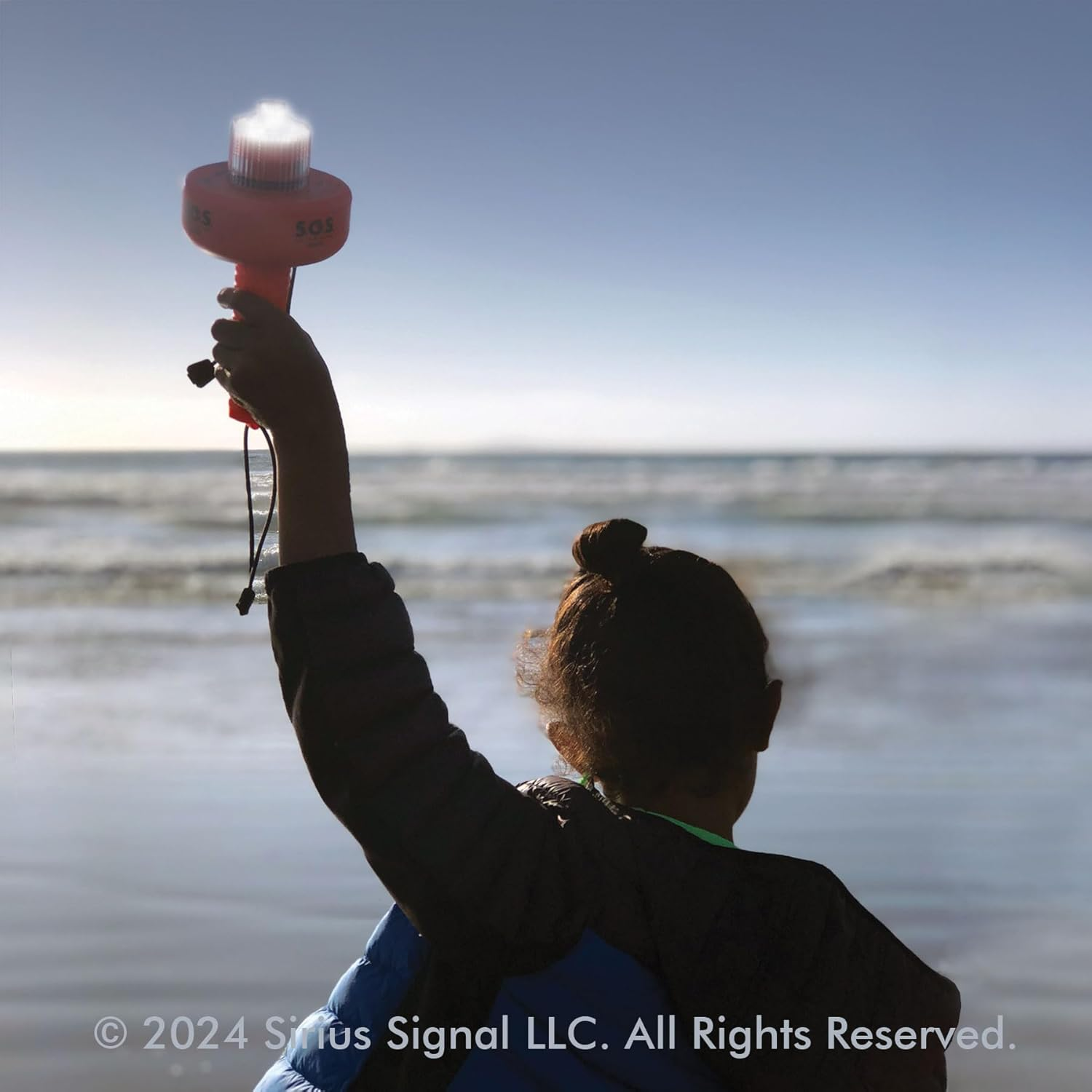 Sirius Signal SOS LED Distress Signal with Daytime Distress Flag and Whistle &ndash; MAST Approved image number 1