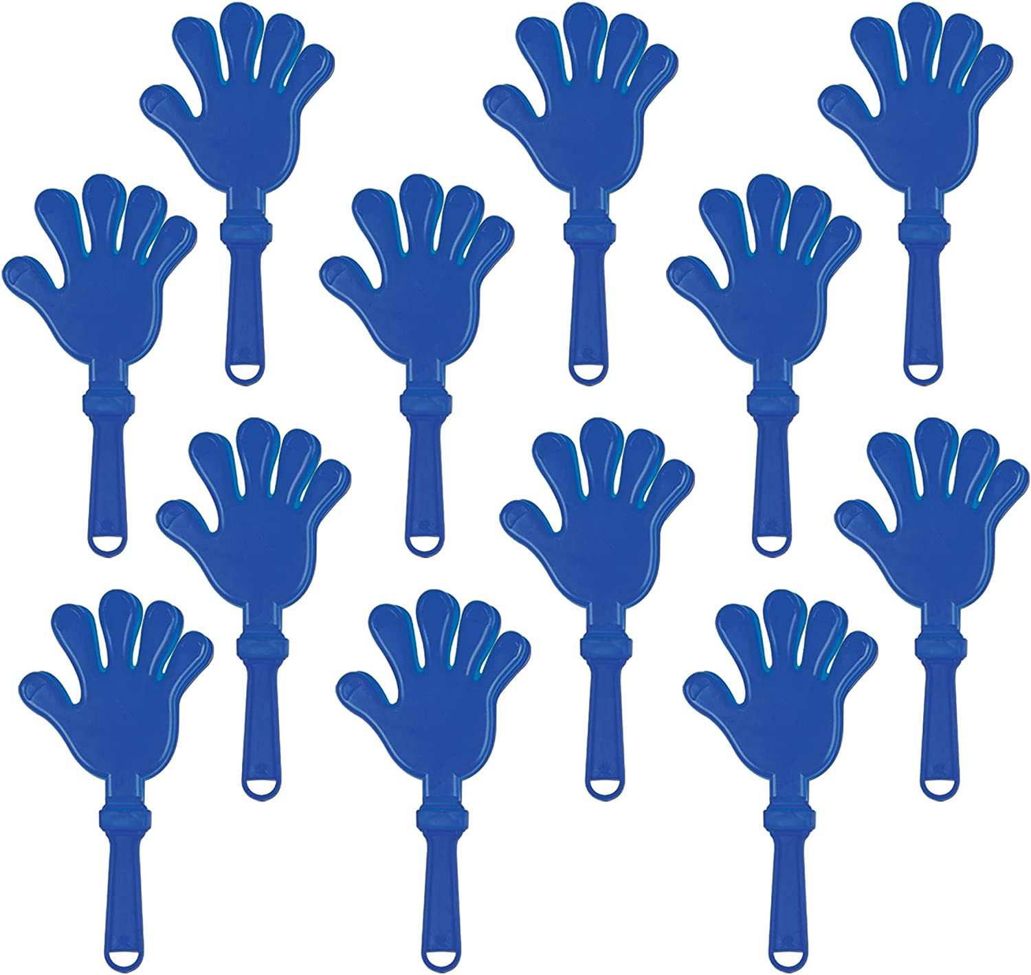 Beistle 12-Pack Hand Clappers, 7-1/2-Inch, Red