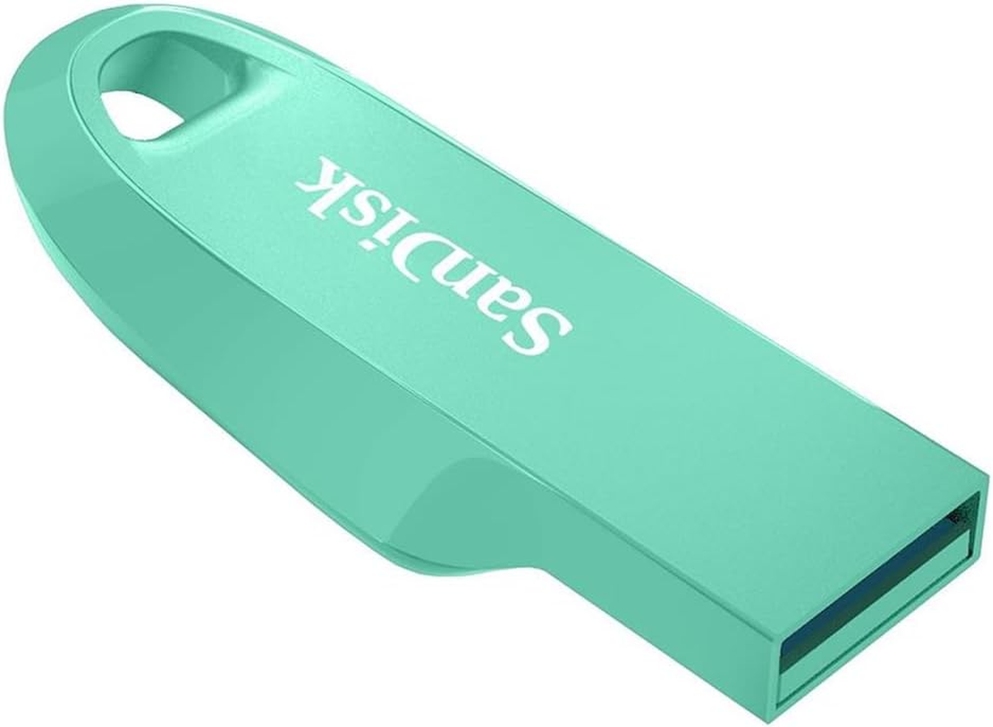 Sandisk Ultra Curve USB 3.2 Gen 1 Flash Drive- CZ550 32GB- USB3.0, Compact Design - Mint Green image number 1