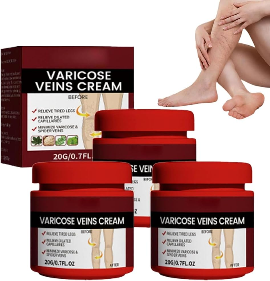 3 Pcs Medilisk Cream Varicose Veins,Medilisk Varicose Veins Relief Cream,Varicose Veins Treatment for Legs,Remove Varicose Veins, Improves Blood Circulation image number 3
