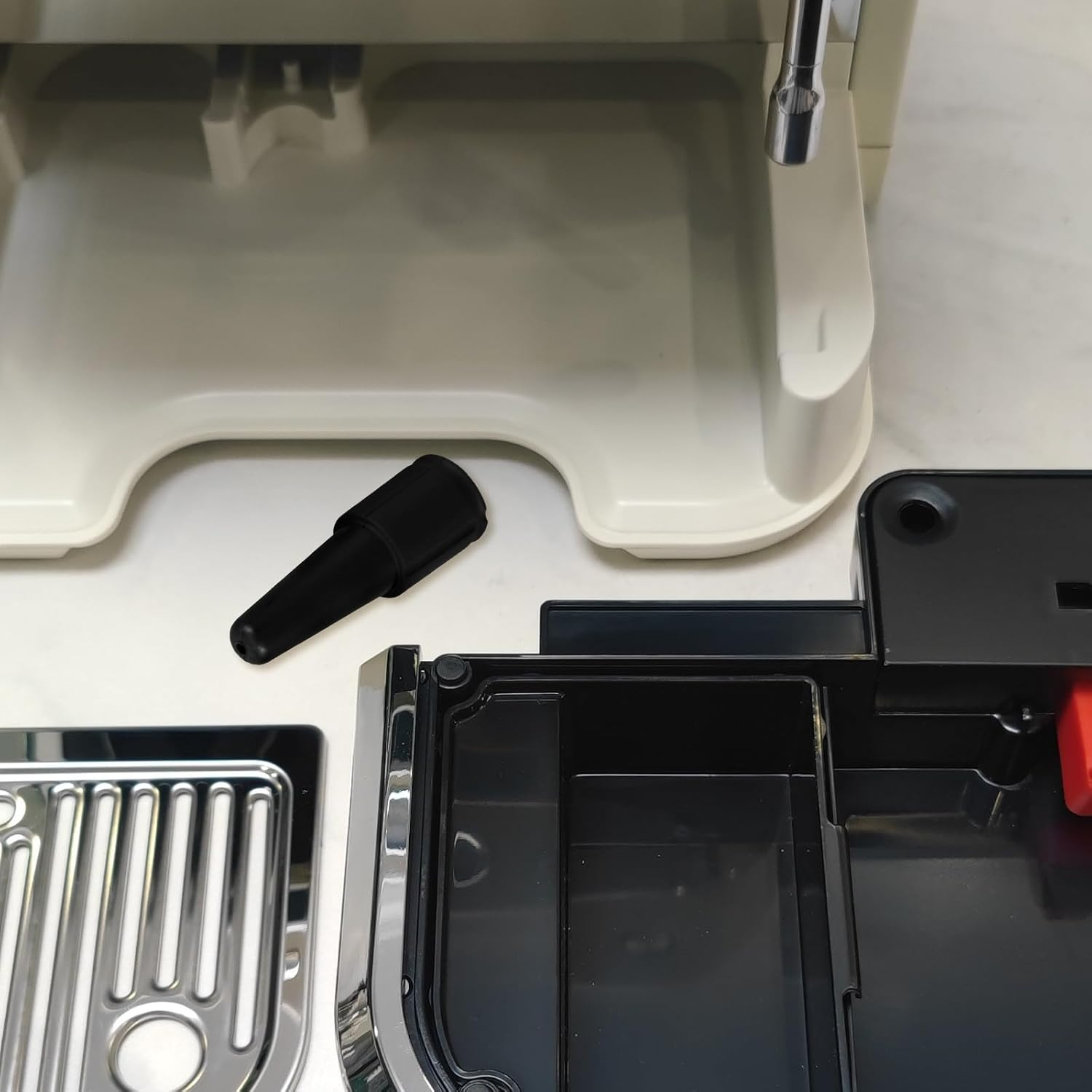 DOITOOL Nozzle for Coffee Machines Coffee Makers Nozzle Replacement Part Convenient Foaming Stainless Steel Steam Wand Tip Compatible with Models Home Use Espresso Machine Accessory image number 2