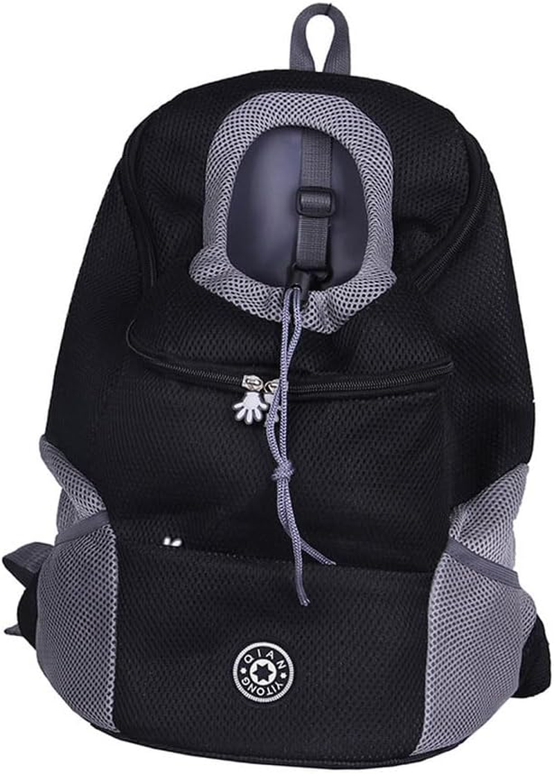 Dog Backpack Carrier for Small to Medium Dogs &ndash; Adjustable, Breathable Pet Carrier with Safety Belt & Reflective Strips, Lightweight Pack for Hiking, Travel & Outdoor Use image number 2