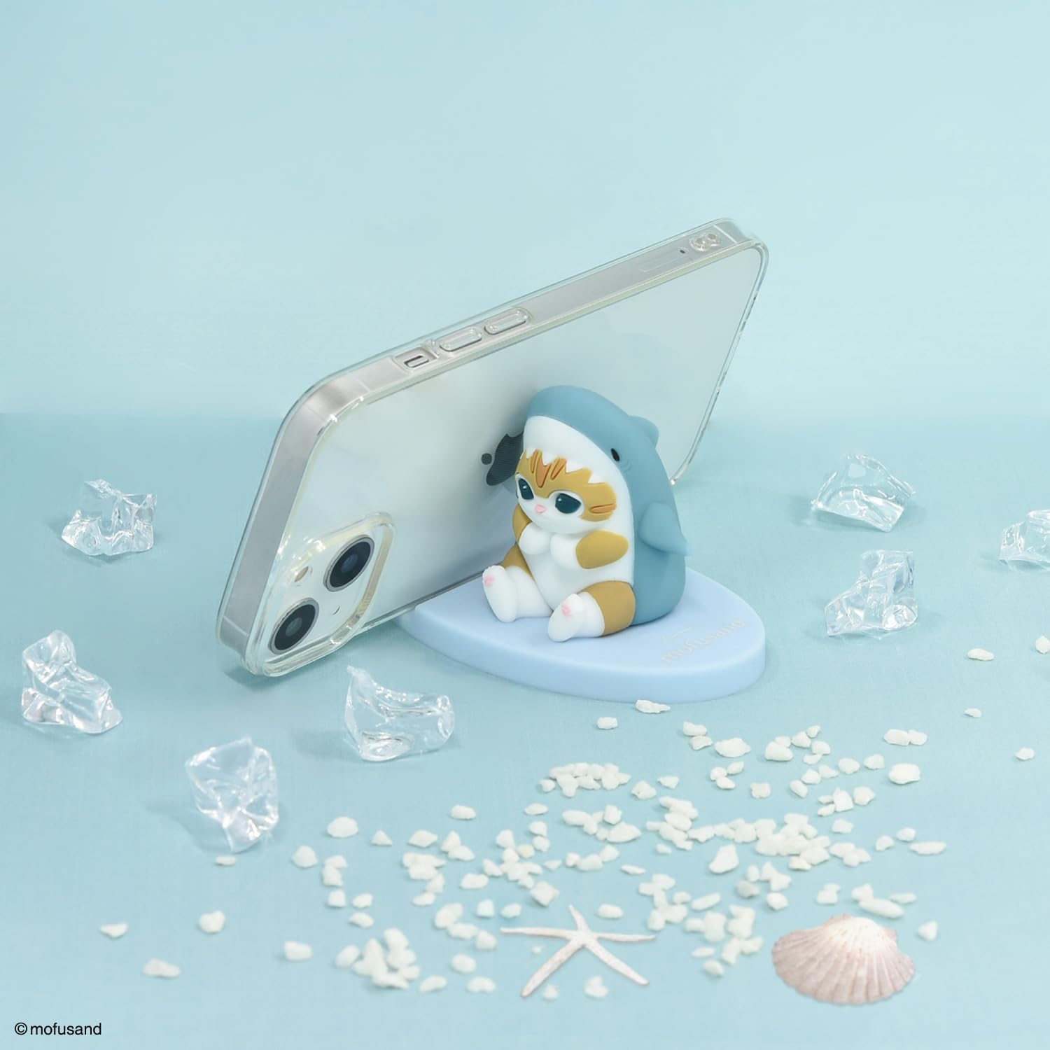 Gourmandies Mofusand Mascot Mobile Stand Shark Nyan MOFU-56A image number 5