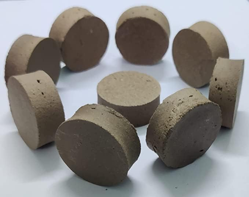 Edible Indian Grey Roasted Clay Pucks 200 GMS