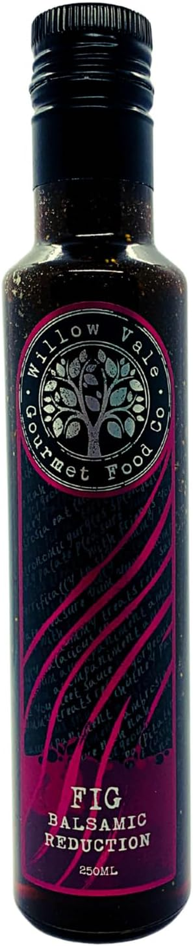Willow Vale Gourmet Food Co. Premium Australian Fig Balsamic Vinegar Reduction 250Ml