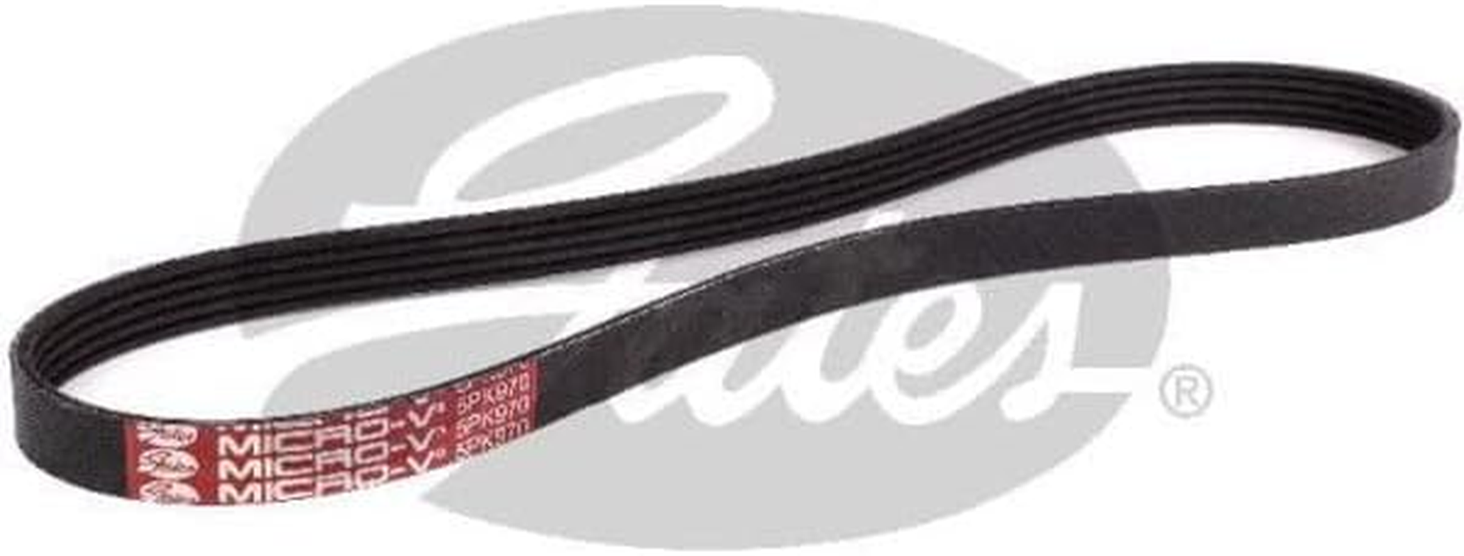 Gates 5PK970 Micro-V Ribbed Drive Belt, 970 Mm Length