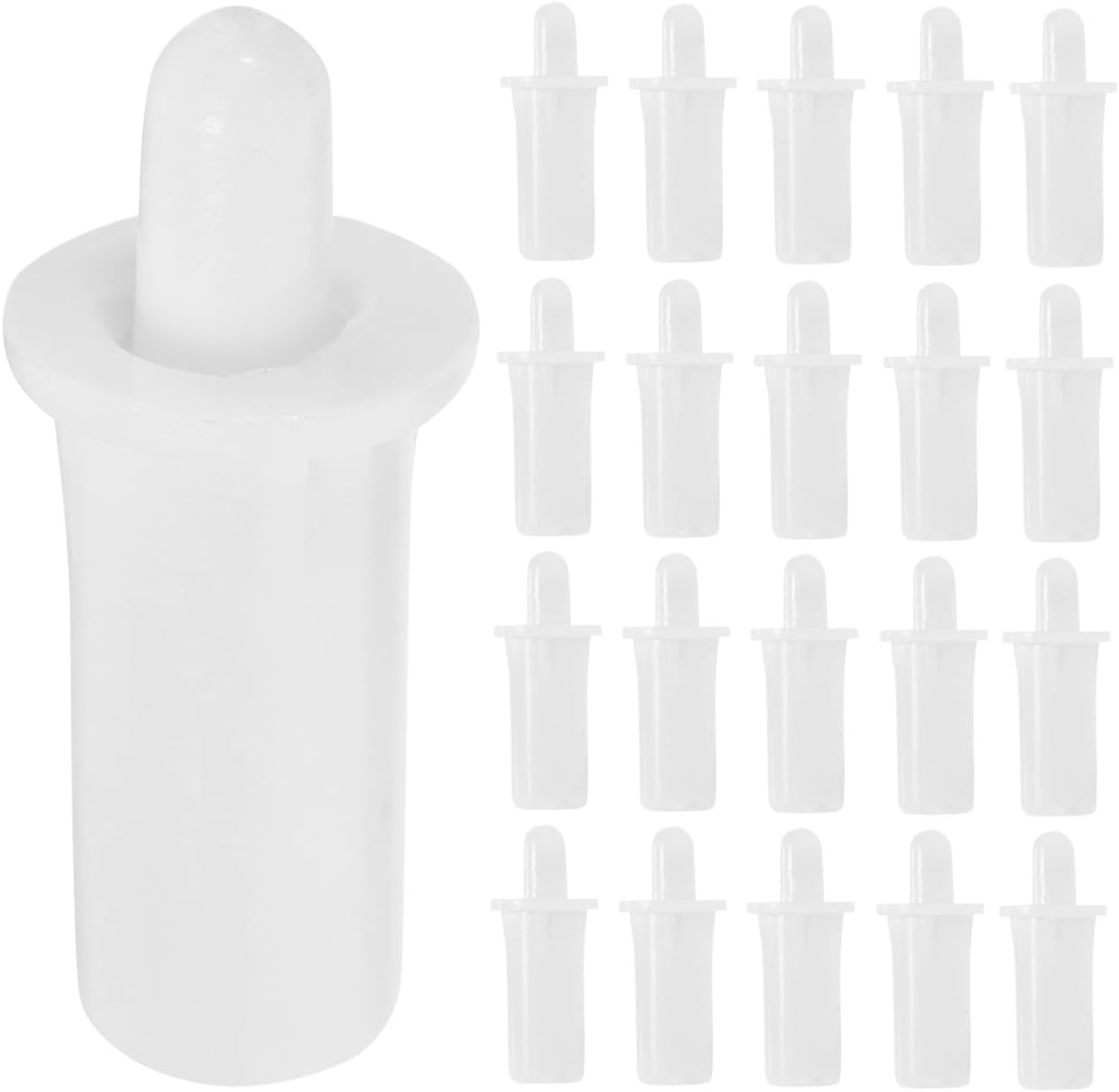 Shutter Repair Pins 40Pcs Plastic Louvers Staples Replacement Kit for Plantation Window Shutter Fixing Home Improvement Tool image number 2