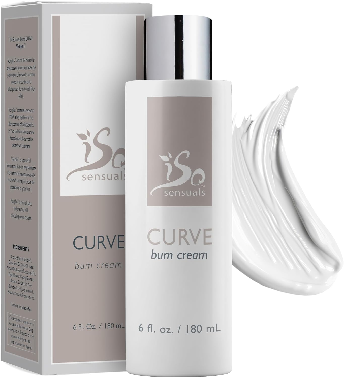 Isosensuals CURVE | Butt Enhancement Cream - 1 Bottle image number 1