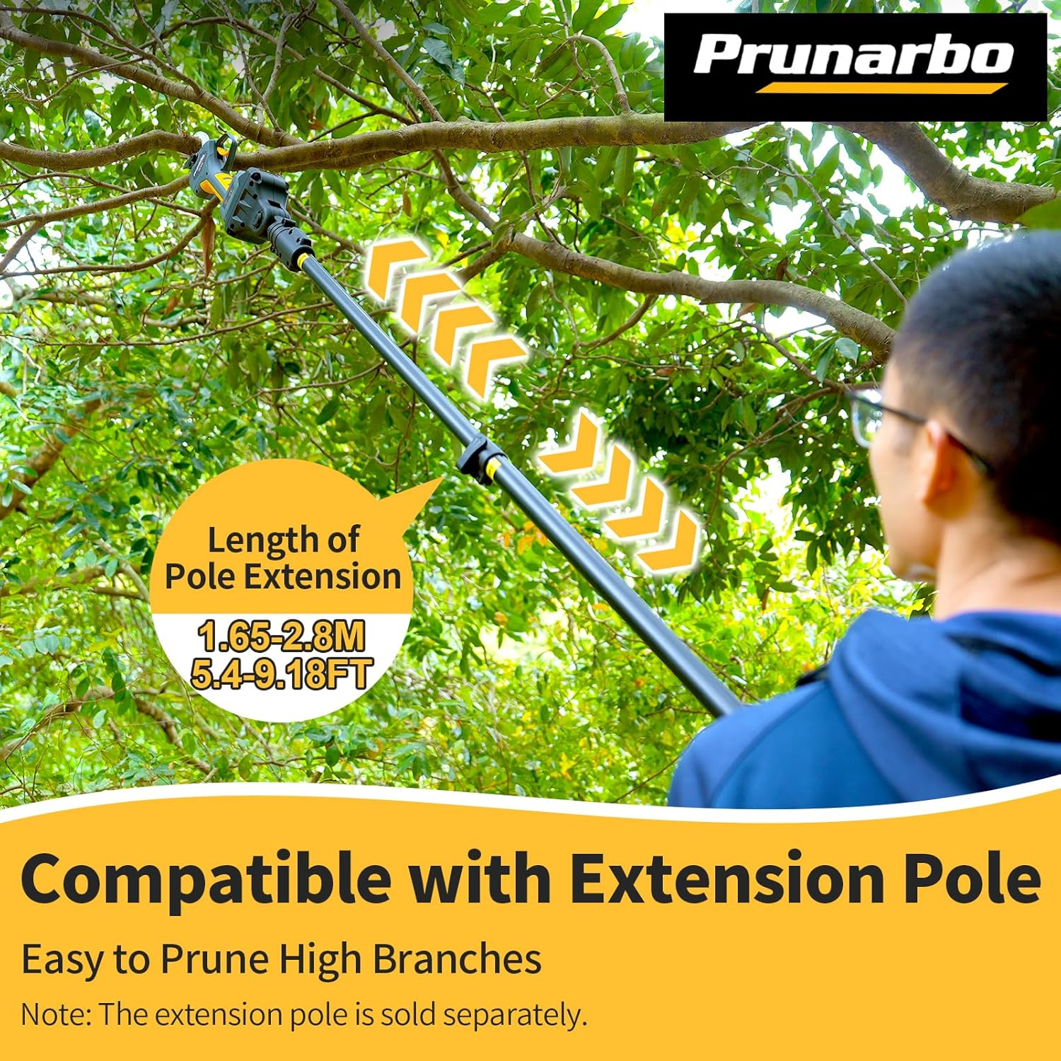 Prunarbo Electric Pruning Shears Cordless 40Mm with 4000Mah Batteries, Compatible with Makita 18V Battery Powered Pruner 1.6'' Electric Secateurs Branch Cutter Professional Garden Tool image number 4