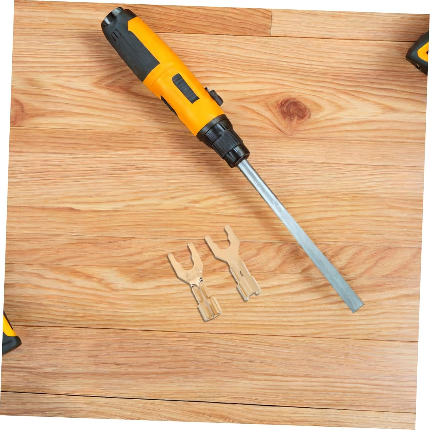 VANZACK 2Pcs Plated Speaker Spade Connectors for Amplifier Audio Hifi Banana Plug Y Fork Wire Terminals Fit for Home Theater and Recording Studio image number 5