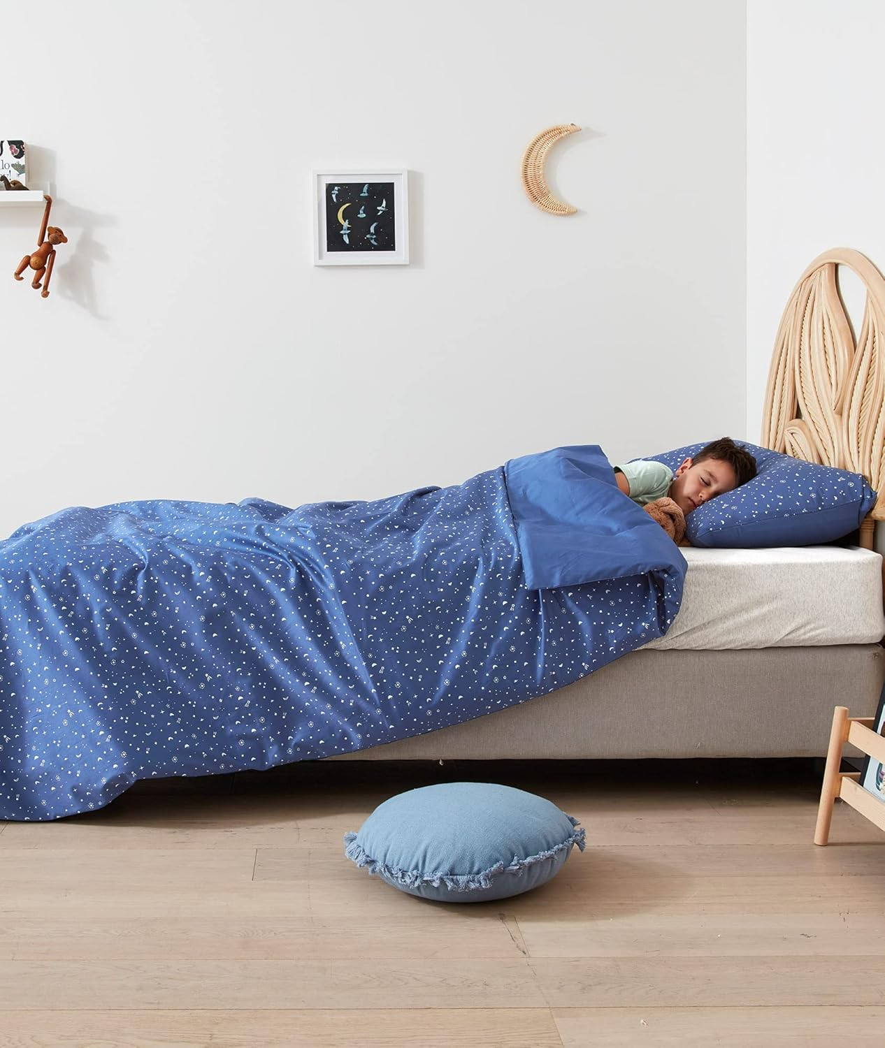 Ergopouch Single Organic Cotton Quilt Cover with Pillow Case, Night Sky