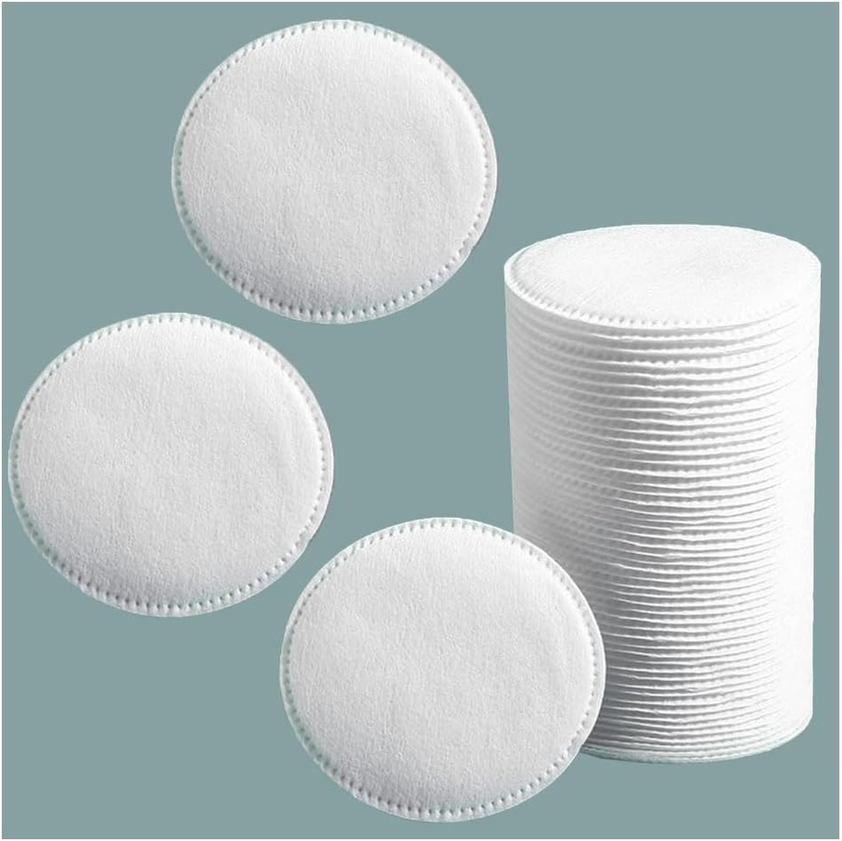 Esforzarse 360 Pcs Thickened Three Layer Makeup Cotton Pads, Cotton Makeup Remover Pads Make-Up Remover Pads for Face Soft and Absorbent Facial Remover Rounds for Makeup Removal and Cleansing image number 2