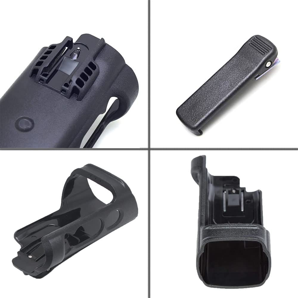 Holster for Motorola APX 6000 APX 8000 PMLN5709 PMLN5709A Radio Holder Carry Case with Belt Clip Models 1.5, 2.5 and 3.5 (Black 1PACK) image number 3