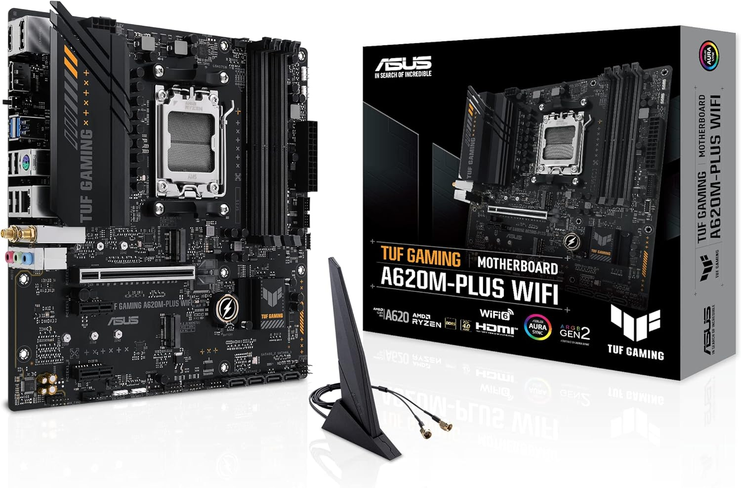 ASUS Prime A620M-A-CSM AMD Am5(Ryzen 7000) Matx Commercial Motherboard (Pcie 4.0, Ddr5,2Xm.2 Slots, 1Gb Lan,Displayport/Hdmi,Usb 3.2 Gen 1 Ports, Front USB Type-C, BIOS Flashback, RGB Header,Acce) image number 1