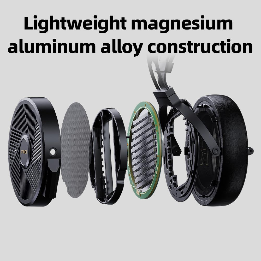 Fiio FT5 Open-Back 90Mm Planar Magnetic Headphones for Audiophiles/Studio, Great-Sounding, High Sensitivity, Comfortable Earpads With3.5Mm/4.4Mm Plugs image number 1