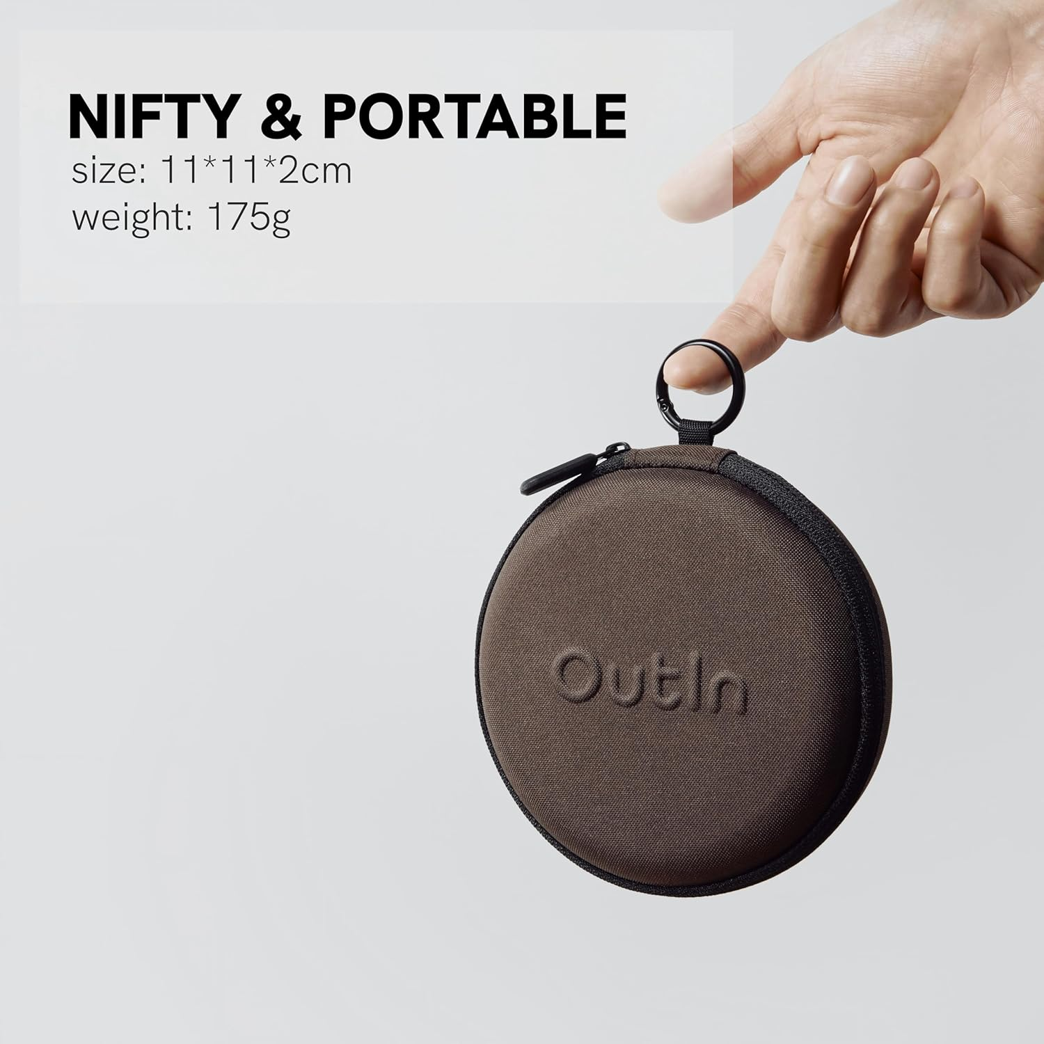 Outin Claro Portable Coffee Scale, Espresso Scale 2Kg/0.1G Accurate Measurement, Pour over Coffee Scale Multiple Modes, Timer Function, Rechargeable, with Protective Bag image number 1