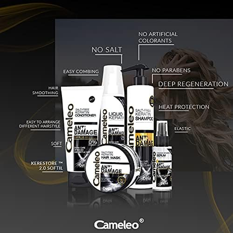 Delia Cameleo Damaged Hair Keratin Mask Reconstruction 200Ml image number 2