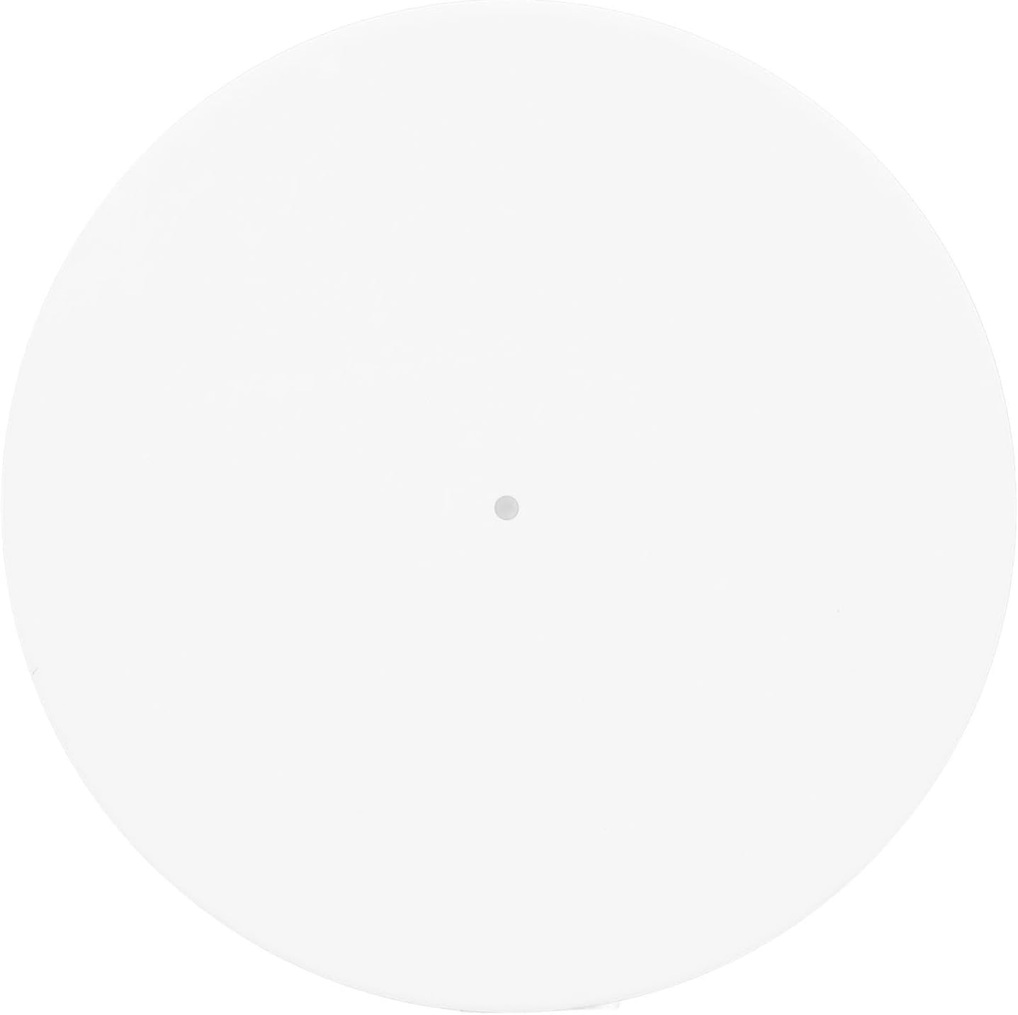 Acrylic Turntable Mat, Record Platter Slipmat Reduce Static Dust Noise Replacement Acrylic Record Platter Slipmat for 12 Inch Record Player (Bright White) image number 4