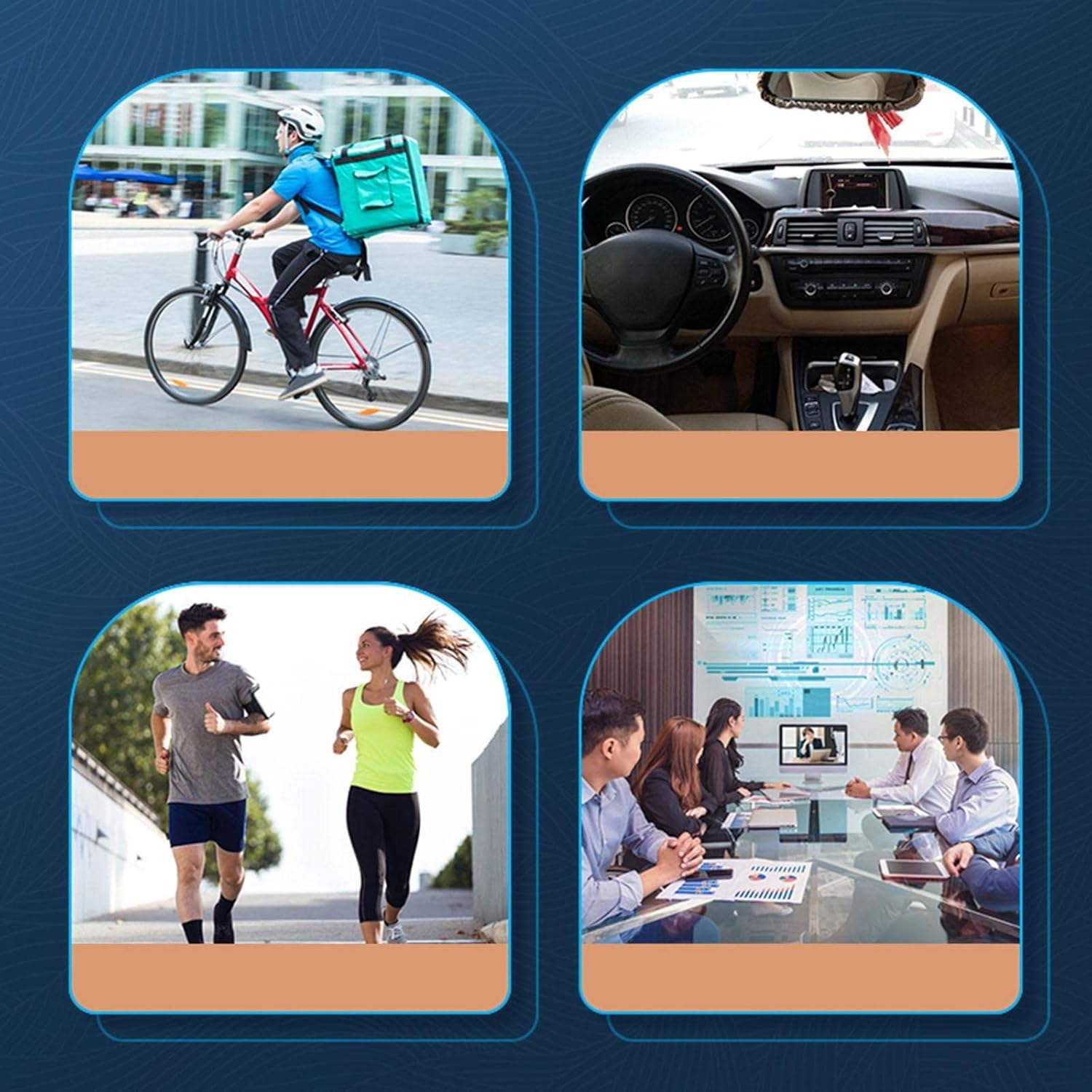 Eigell Q20 Headset Outdoor Hanging Ear Noise Reduction Sound Waterproof Rotating Stereo for Ios and Android - Green image number 1