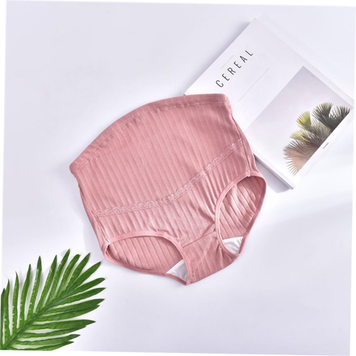 Holibanna 3Pcs High Waist Cotton Maternity Underwear Adjustable Stomach Support Nursing Panties for Pregnant Women Comfortable Breathable Soft Fabric image number 3