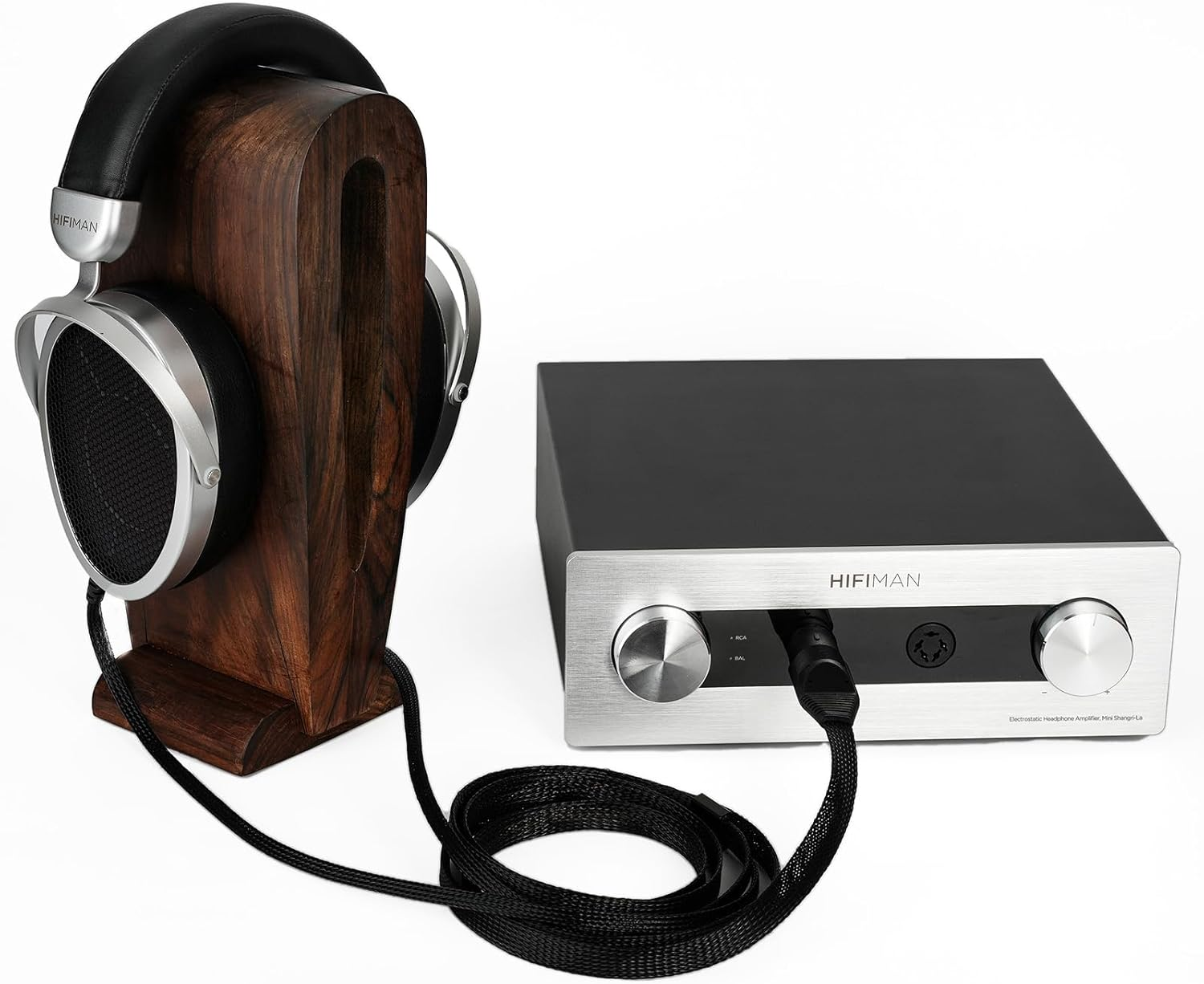 Hifiman Mini Shangri-La Electrostatic Headphone Nanometer Thickness Diaphragm, Nano Particle Coating, Nanometer Protection Layer Headset with Amplifier