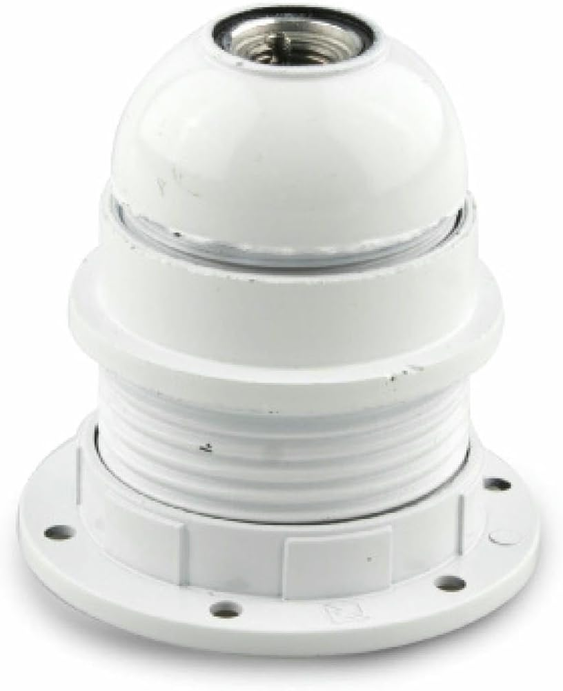 Voltshine E27 4A White Thread Lamp Holder Ideal for Different Style Lamps and Lighting Applications