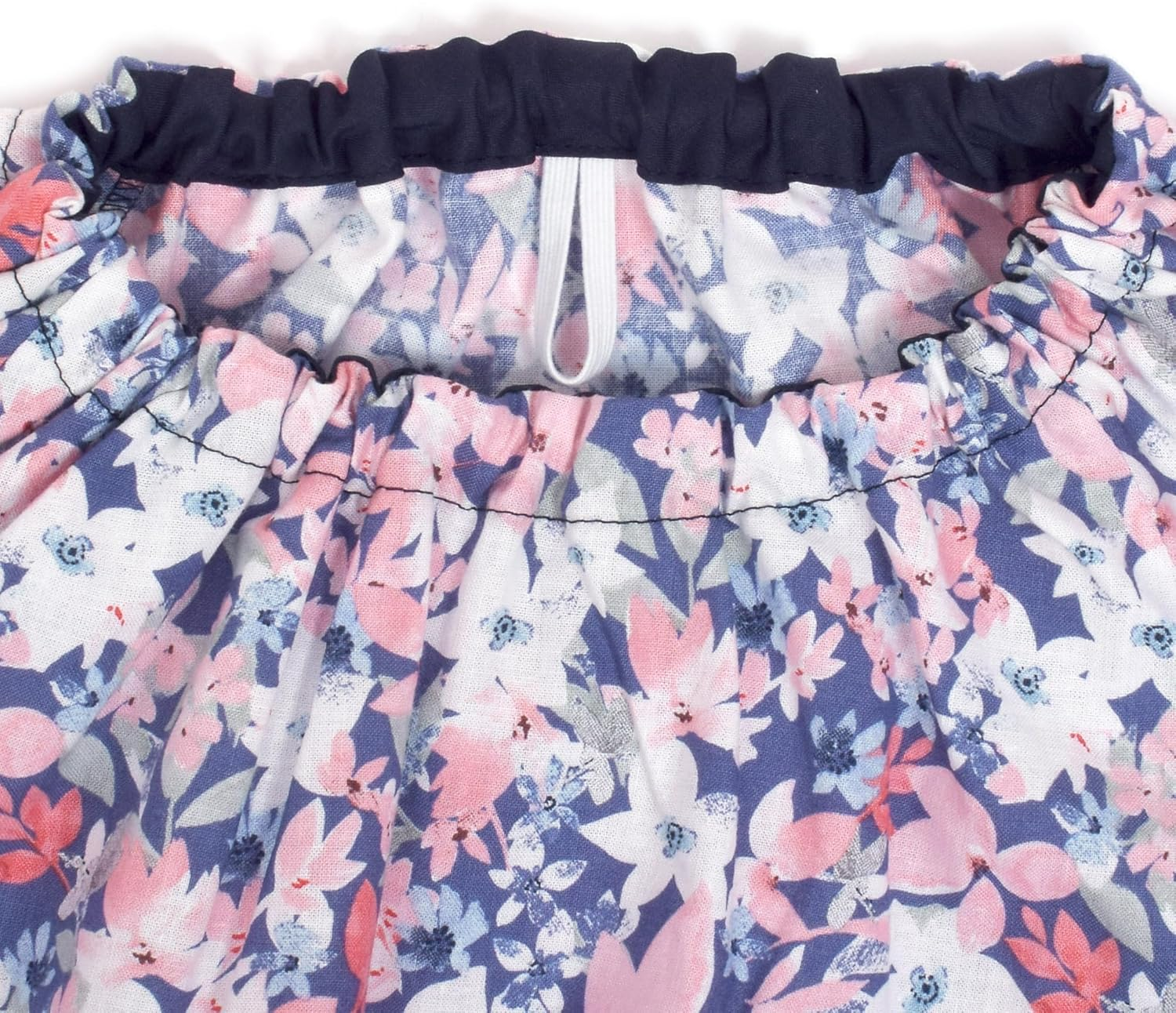 COLORFUL CANDY STYLE Laura Ashley N1343813 Short Sleeve Smock (39.4-43.3 Inches (100-110 Cm) Floret Set of 3 Fashionable Children'S Short Sleeve Smock Kindergarten Apron for Elementary School image number 3