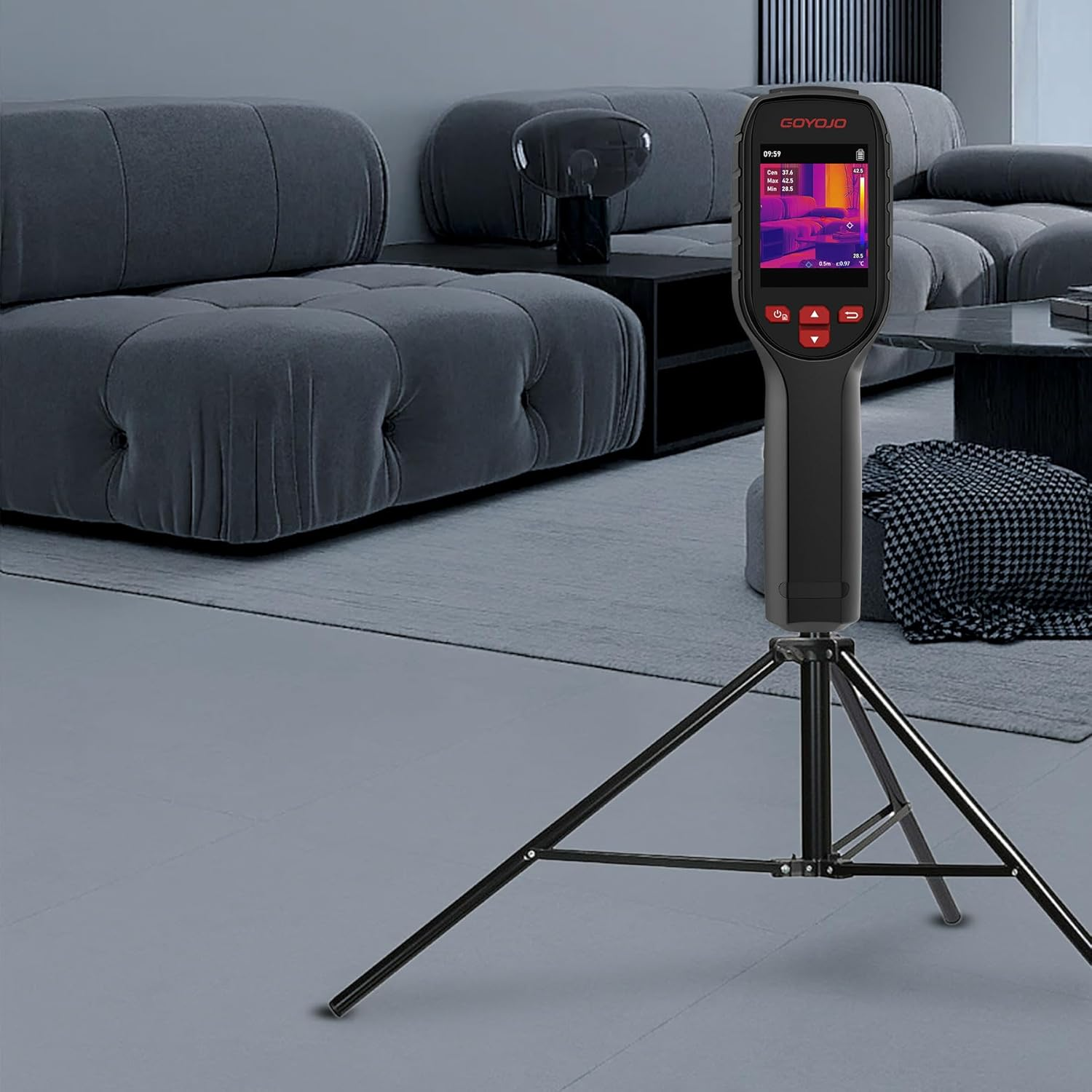 GOYOJO GW192 Superir 192X192 Thermal Imaging Camera - 25Hz, Handheld, 8-Hour Battery, IP54 Rated - Superior to 160X120 - Ideal for Home Inspection, HVAC, Electrical, Water Leak Detection image number 3