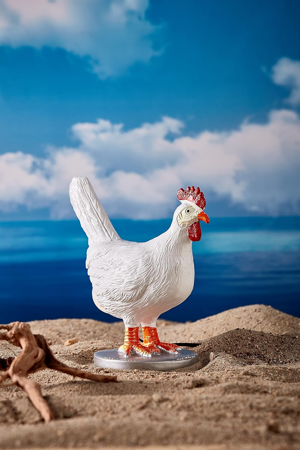 Boolai Chicken Egg Lamp,3D Chicken Table Lamp,Lifelike LED Egg Lamp,Resin Chicken Egg Night Light with USB (Chicken Egg Lamp) image number 2