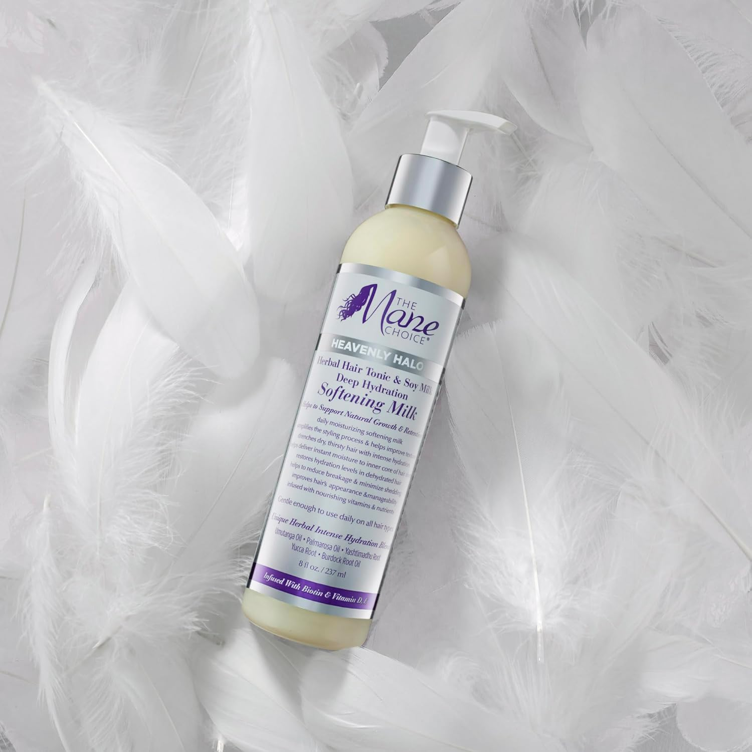 The Mane Choice Heavenly Halo Herbal Hair Tonic & Soy Milk Deep Hydration Softening Milk 8 Fl Oz, Pack of 1 image number 2