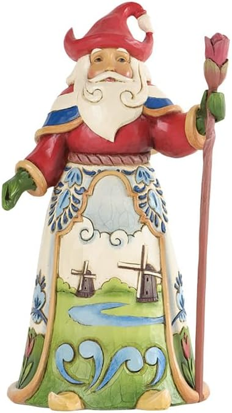 Jim Shore Heartwood Creek Russian Santa Stone Resin Figurine, 7&rdquo; Dutch Multicolored