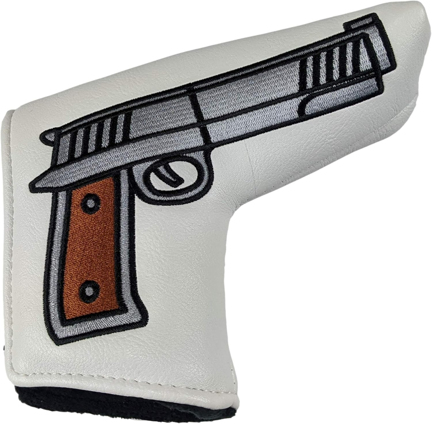 Foretra - Limited Edition Shooter Pistol - Golf Putter Headcover Quality PU Leather Magnetic Closure for Blade Style Putters image number 4