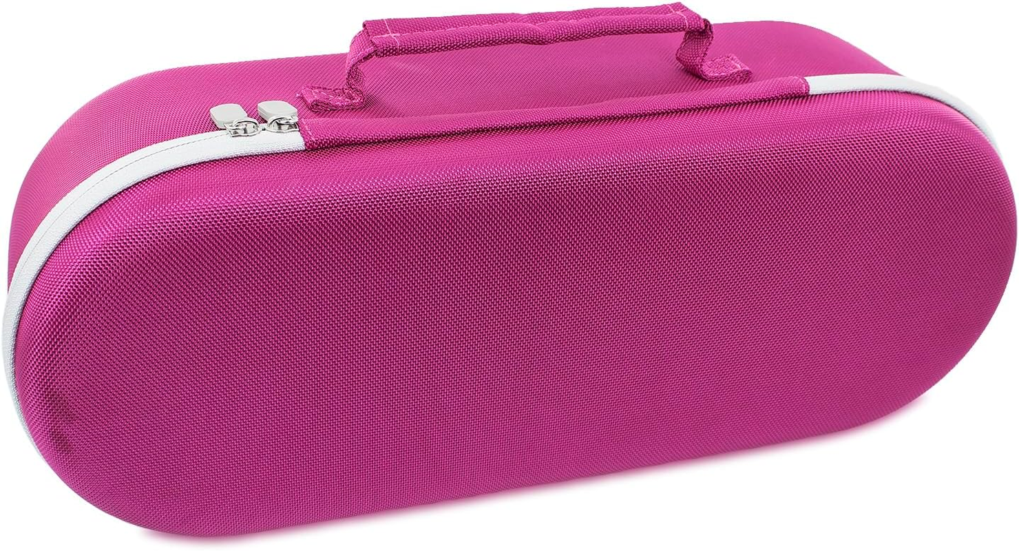 YIIWAY Hard Travel Case Compatible with Dyson Supersonic Nural Hair Dryer HD16, Case Only - Deep Pink YC86003