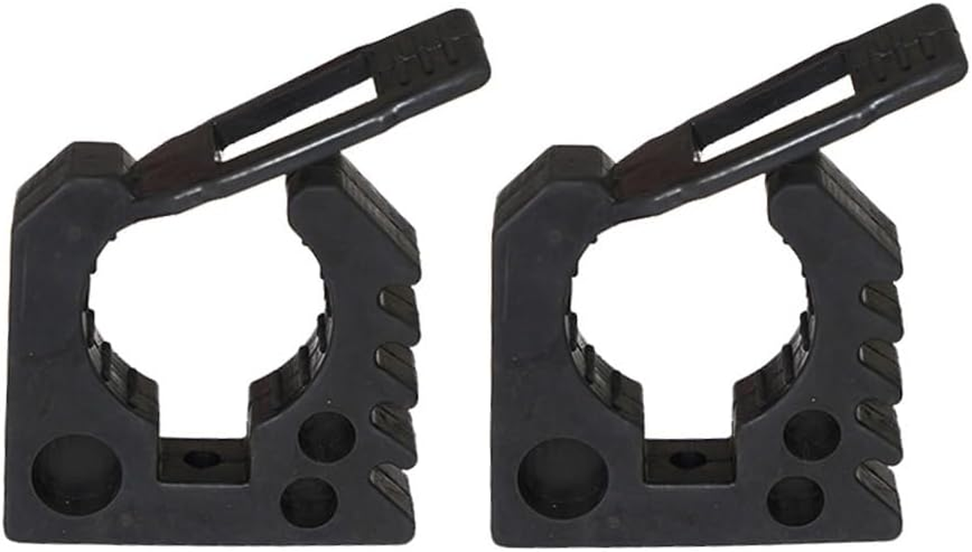 2Pcs Quick Fist Clamps Car Rubber Clamp Bases Adapter 25-45Mm Shovel Axe Retainer Fixing Holder