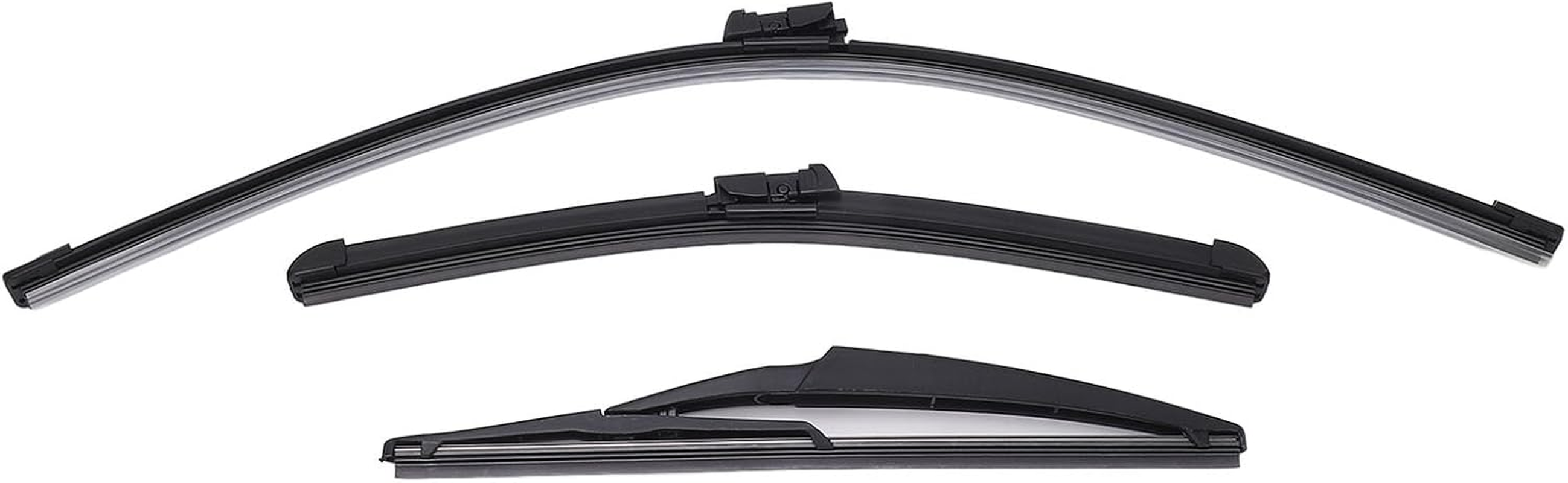 Front Rear Windscreen Wiper Blades Replacement Windshield Wiper Blades Set for 500 500C 500L 2009 to 2023 image number 5