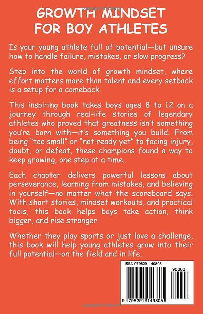 Growth Mindset for Boy Athletes: Sports Stories to Embrace Challenges, Learn from Mistakes, and Keep Getting Better image number 1