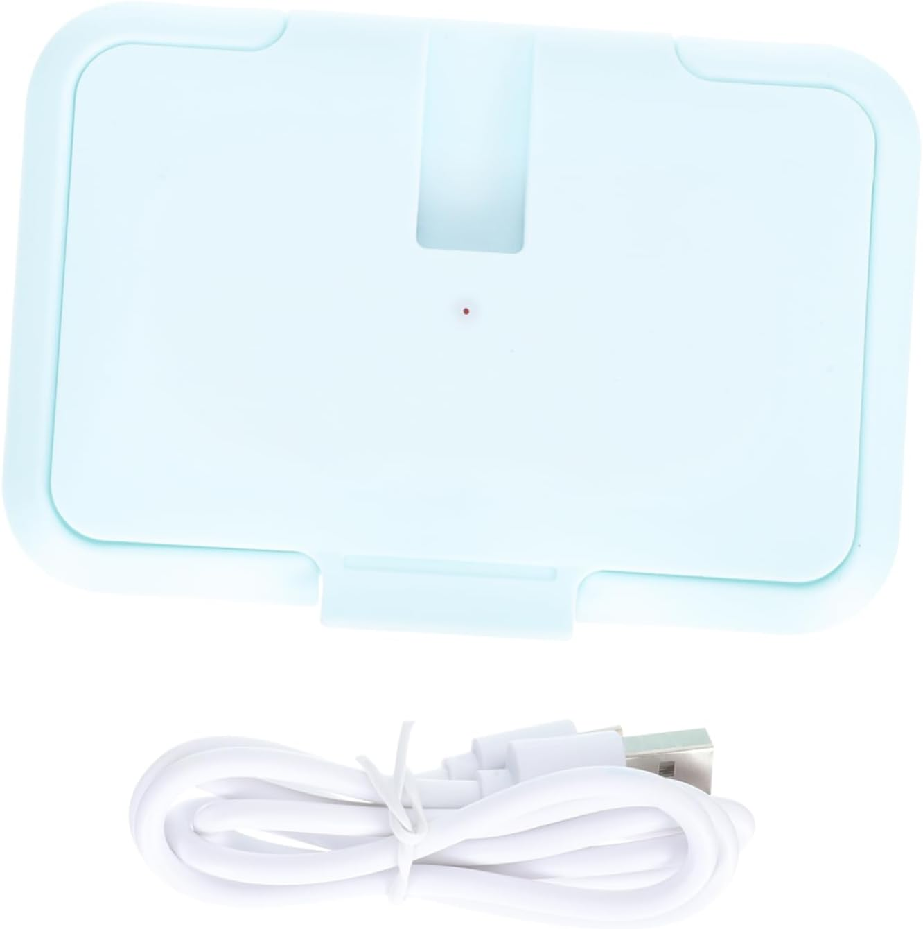 Ibasenice Baby Wipes Warmer Portable Device USB Cable, Pink Soft-Warm Wet Tissue Heater for Infant Care, Temperature Controlled Warmer for Travel and Car Use image number 1