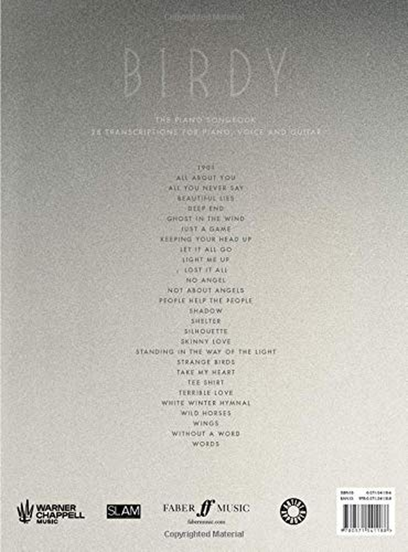 Birdy: the Piano Songbook