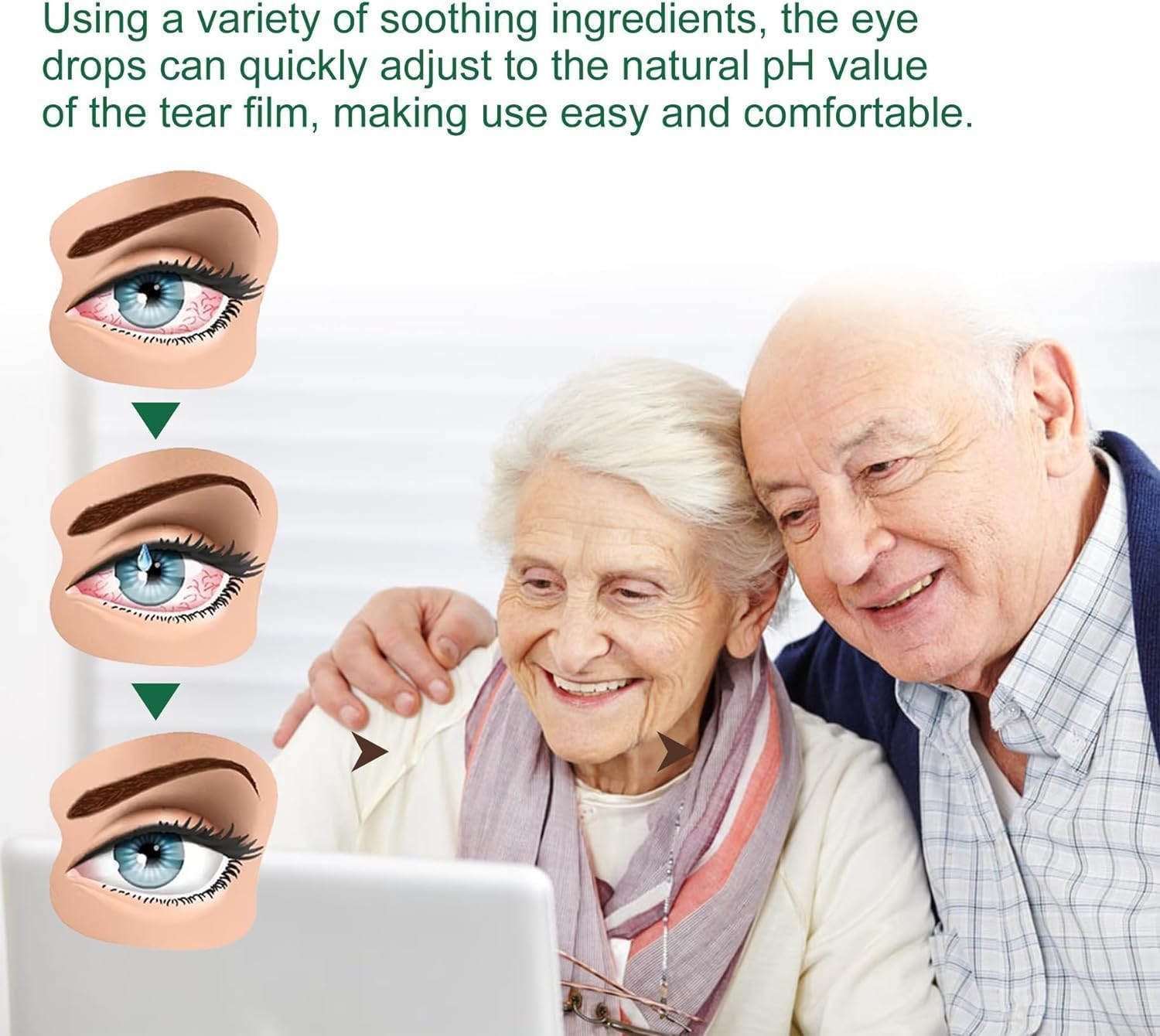 Presbyopia Eye Drops,Relieve Eye Fatigue,For Eye Care,Eye Care Suitable for All Seniors