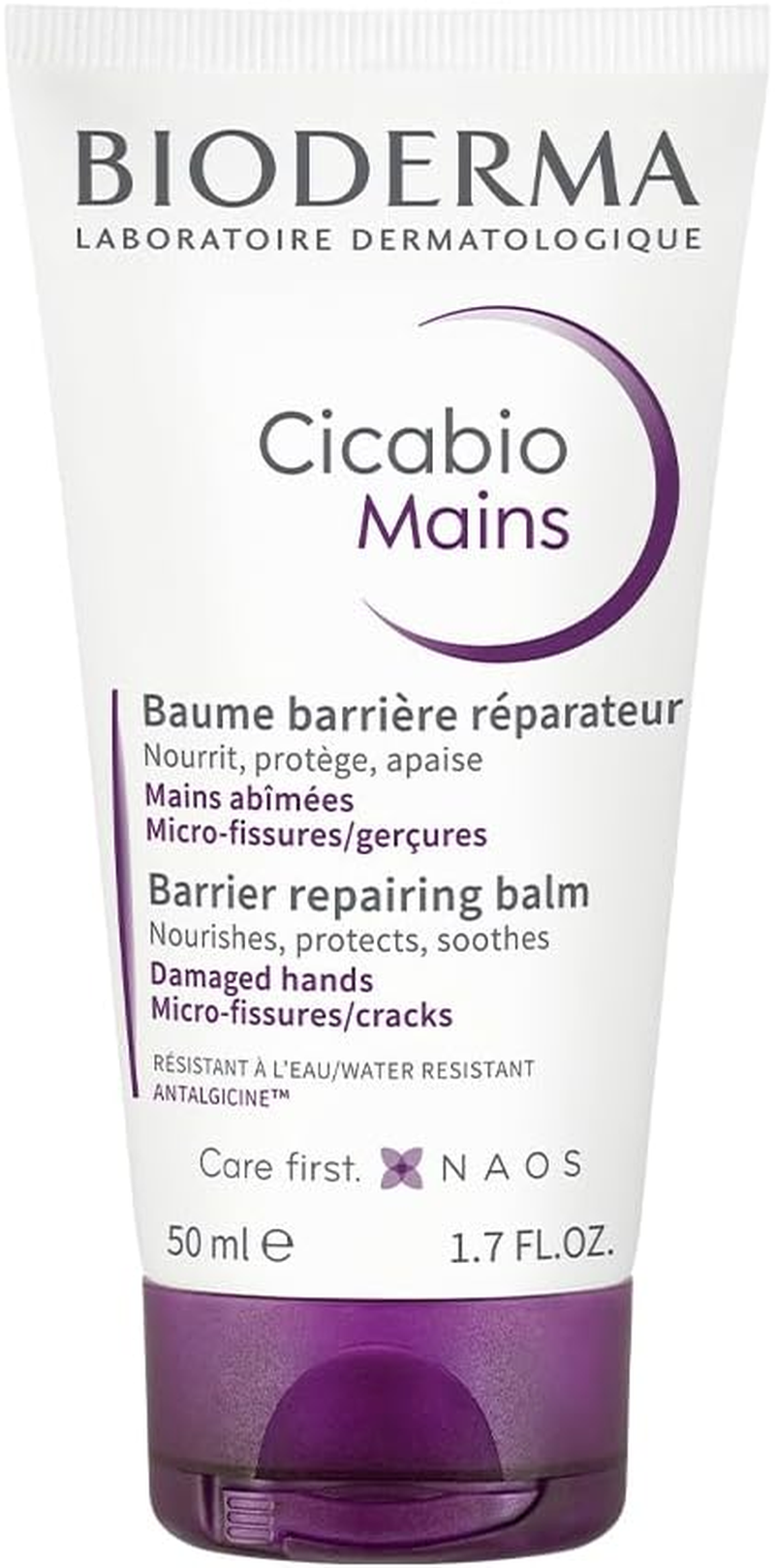 Bioderma Cicabio Mains- Repairing Barrier Balm- Nourishes, Protects, Soothes Very Dry Hands.
