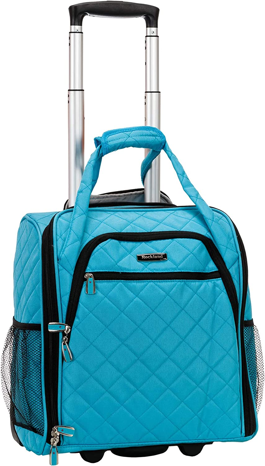 Rockland Melrose Upright Wheeled Underseater Carry-On Luggage