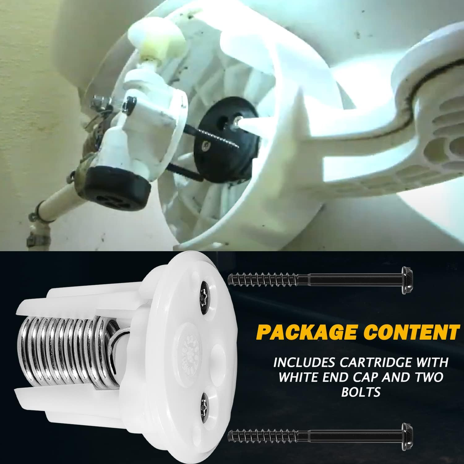 For Dometic 385236096 Toilet Spring Cartridge, Fits Various Dometic/Sealand Vacuflush and Traveler Model Toilets image number 5