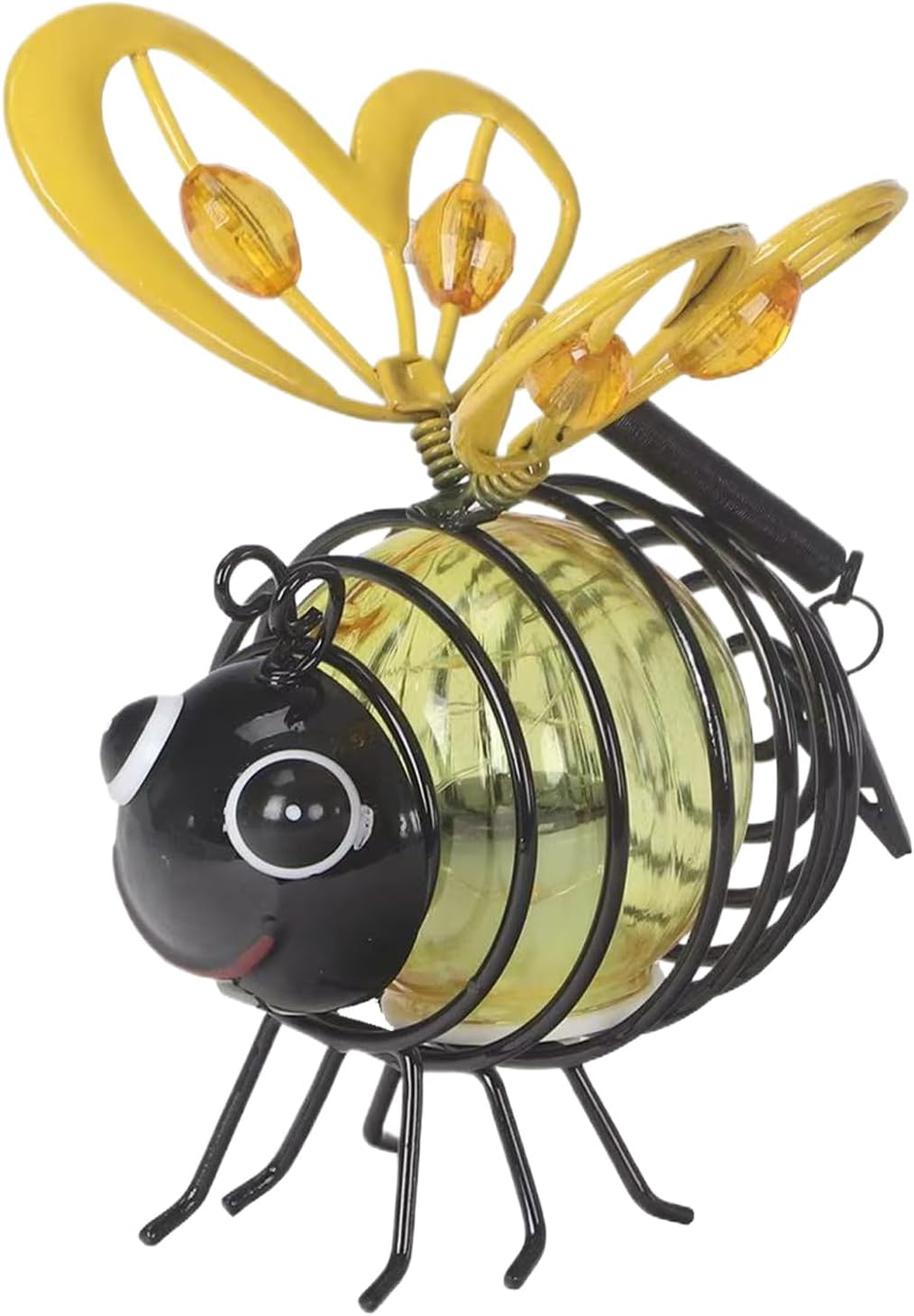 Hanging Solar Bee Lights Outdoor, Waterproof Hanging Bee Garden Lights, LED Garden Solars Light Ornaments for Patio Balcony Yard