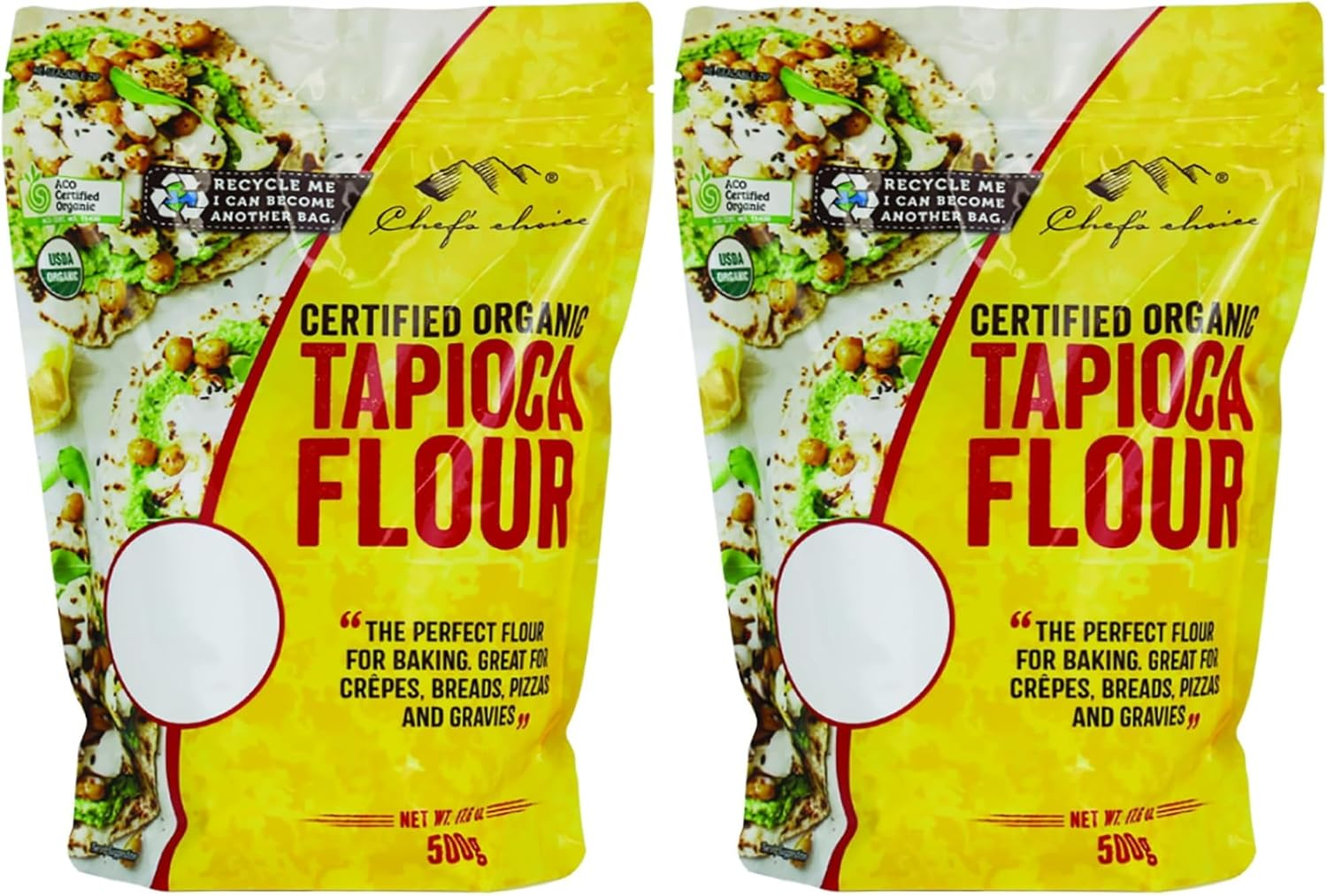 Chef'S Choice Organic Tapioca Flour 500 G image number 1