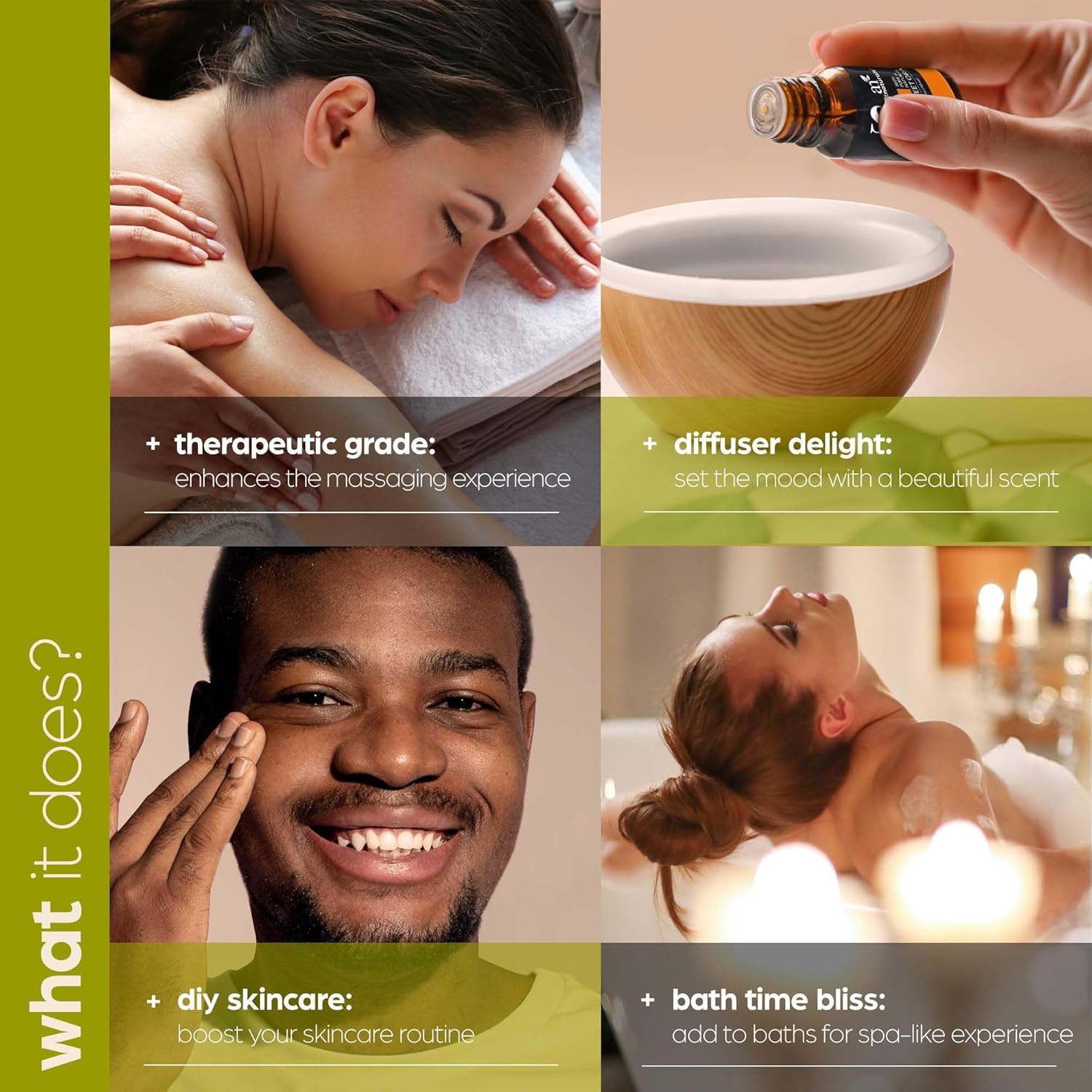 Artnaturals Aromatherapy Essential Oil Set - (16 X 10Ml Bottles) - 100% Pure of the Highest Therapeutic Grade Quality - Premium Gift Set &ndash; Lavender, Peppermint, Tea Tree, Eucalyptus image number 2