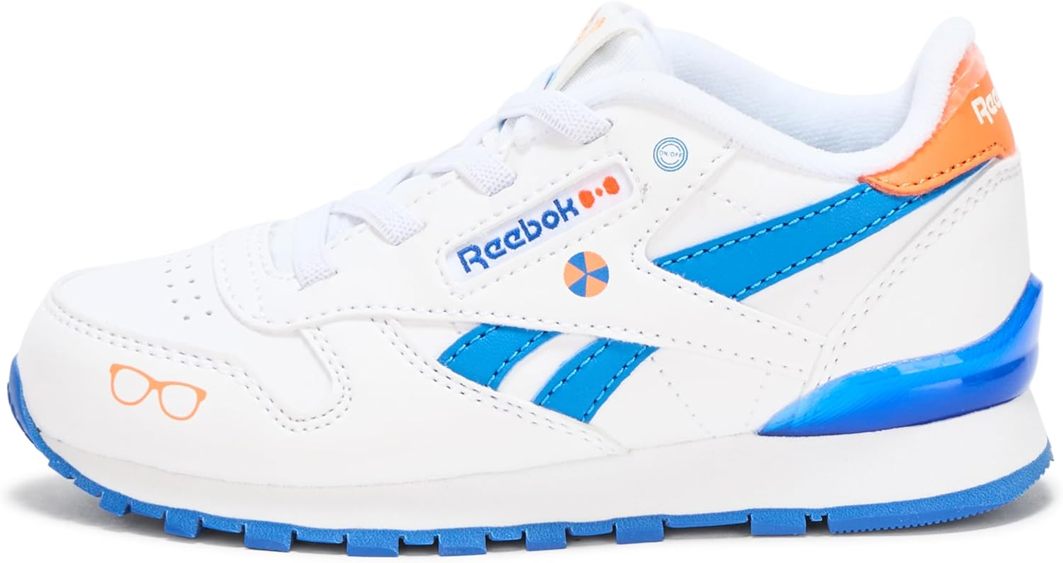 Reebok Baby-Boy'S Blippi Kid'S Classic Leather Step N' Flash Sneaker image number 3
