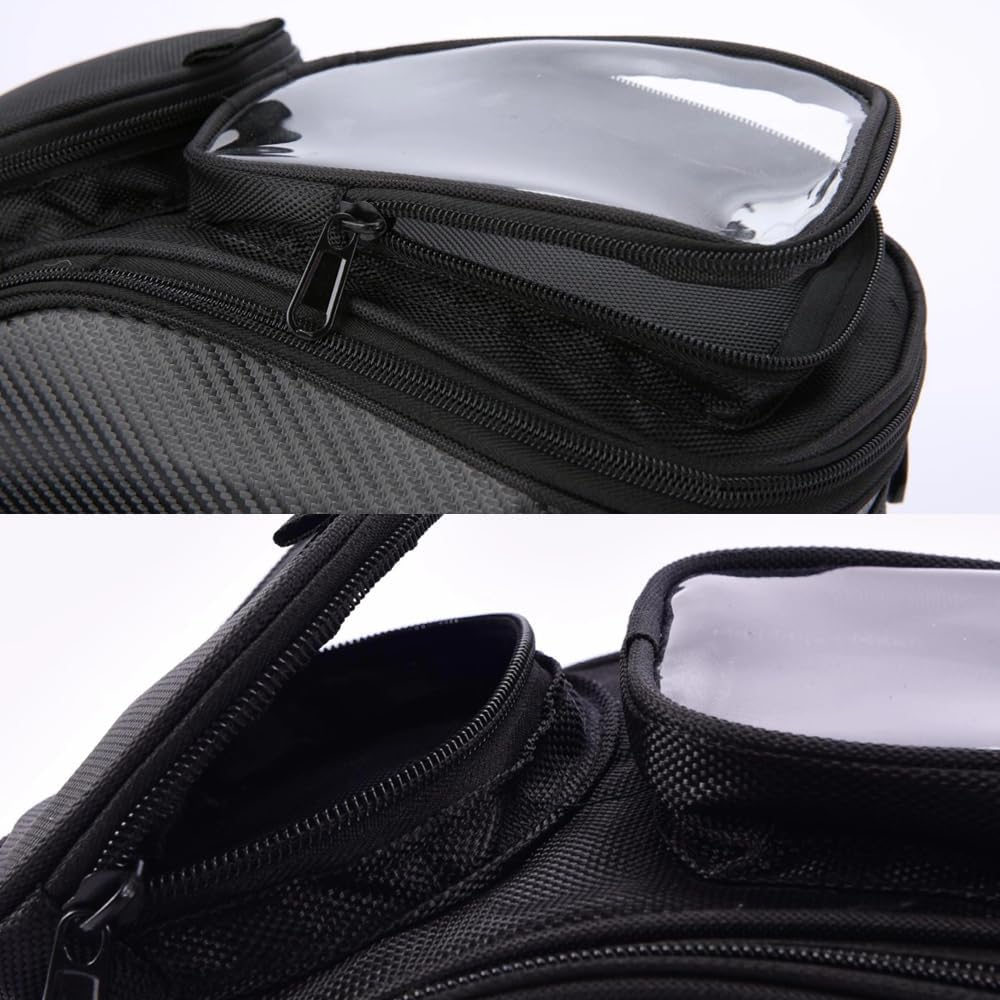 Poemtian Motorcycle Tank Bag Motorcycle Riding Strong Magnetic Waterproof Oil Fuel Tank Bag Universal Waterproof Riding Organizer image number 3