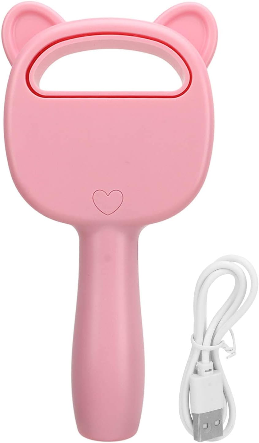 Bladeless Cooling Fan 2000Mah USB 3 Speed Eyelash Dryer for Lashes Extension (Pink)