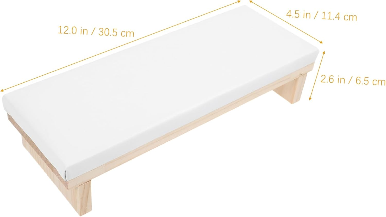 GANAZONO Nail Art Hand Cushion Comfortable Low-Profile Nail Arm Rest for Manicure Elegant Design and Reduces Wrist Fatigue Lightweight and Versatile Use image number 3