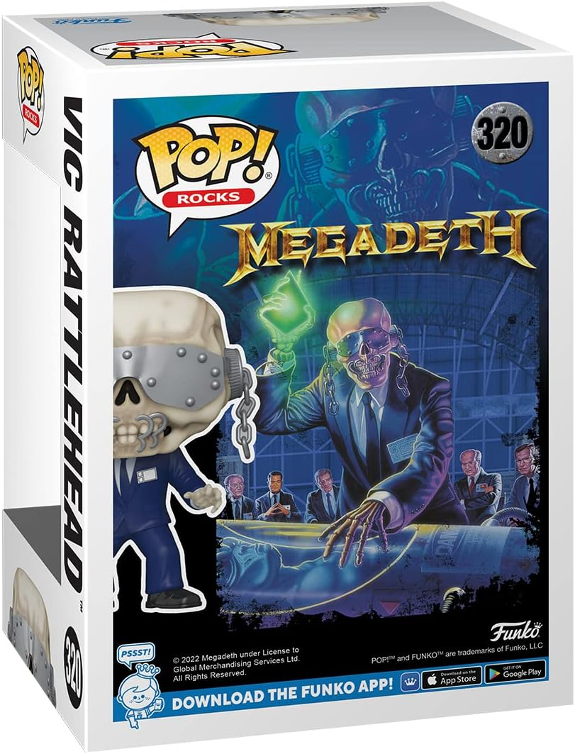 FUNKO POP! ROCKS: Megadeth - Vic Rattlehead